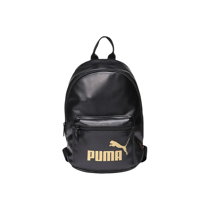 PUMA Artificial Leather Backpack Small Size Women's Black-0