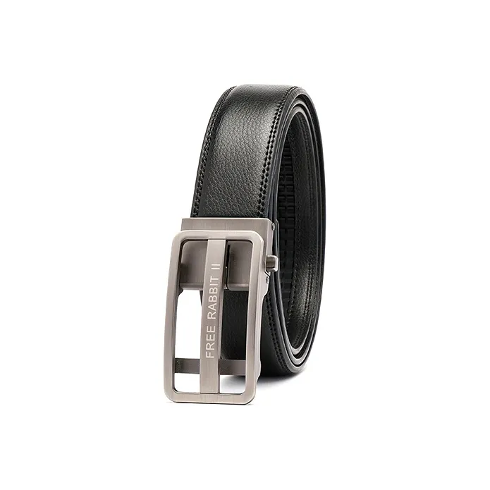 FREE RABBITⅡ Youth Genuine Leather Belt With Automatic Buckle Casual Fashion Leather Belts Men's-5