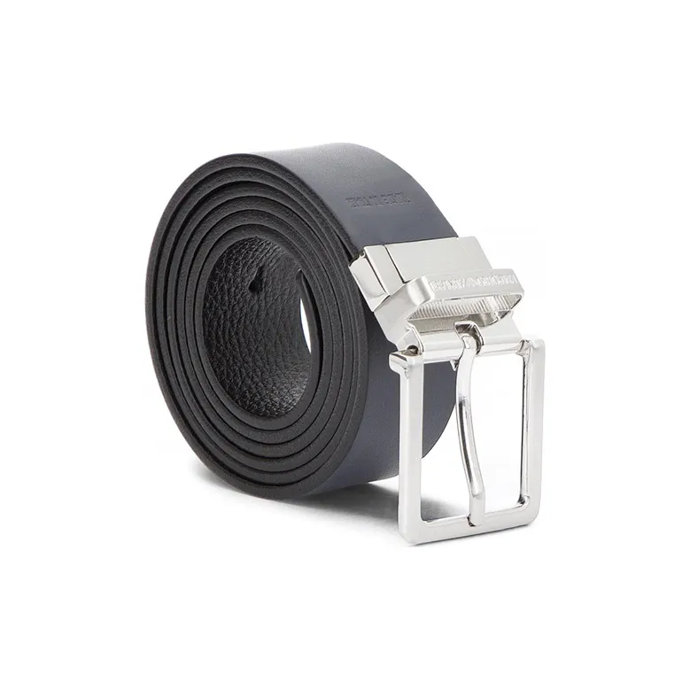 EMPORIO ARMANI Leather Belts Unisex Black-5