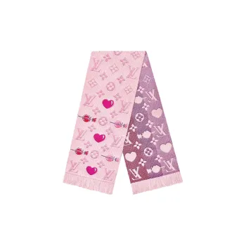 LOUIS VUITTON Scarves Unisex Pink