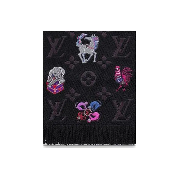 LOUIS VUITTON Knit Scarves Unisex-1