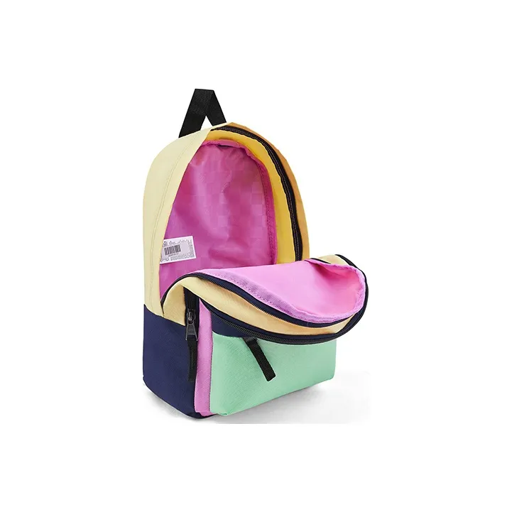 Vans Polyester Backpack Regular Women's Multicolor Pink-5