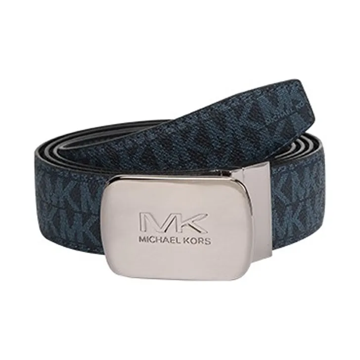 MICHAEL KORS Leather Belts Unisex Blue-0
