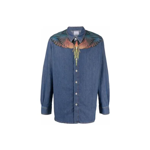 Marcelo Burlon Shirts Men Blue