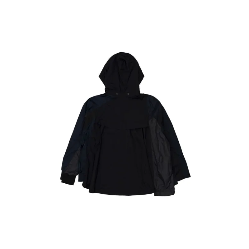 Nike X Sacai Women's Double Zip Jacket Black/Dark Obsidian-1