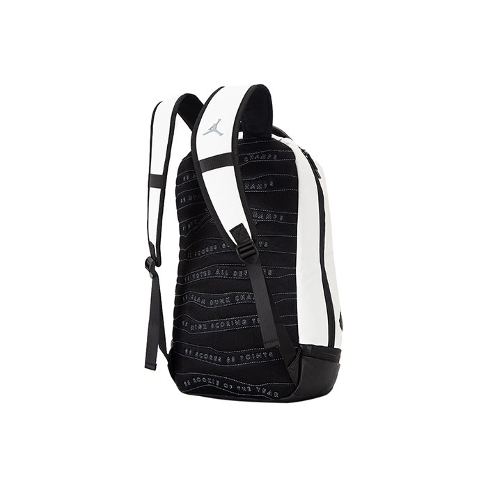 JORDAN Backpacks Black White POIZON