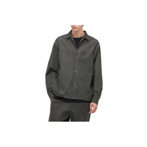 Jil Sander X UNIQLO FW20 Jil Sander Collaboration Series Shirts Men Olive