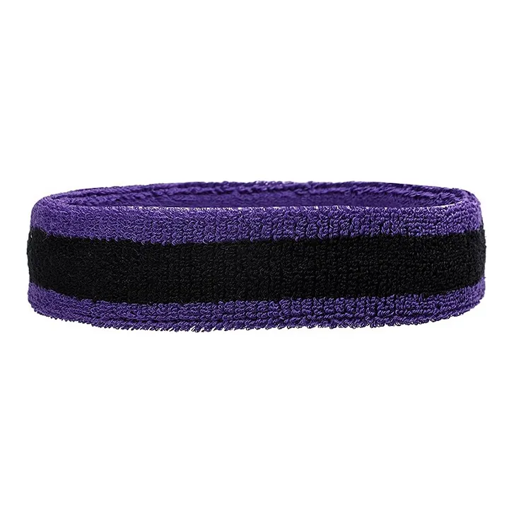 Nike Sweatbands Elastic 18*4.5*1.5cm Black Purple Polyamide Polyester Unisex-1