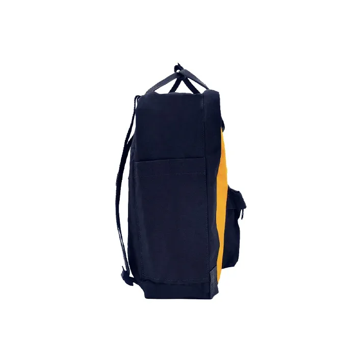 Fjallraven Vinylon Backpack Regular Unisex Sea Blue Warm Yellow-1