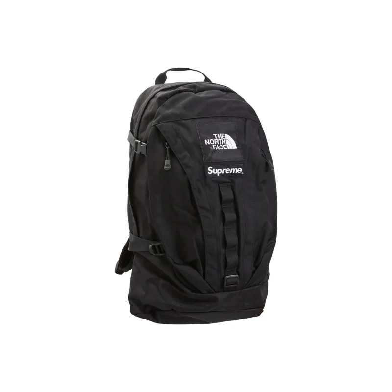Supreme The North Face, Collaboration Supreme FW18 Nylon Fabric Laptop Bag Backpack Regular Unisex Black-1