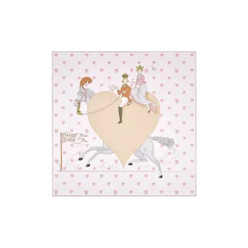 HERMES Silk Scarves Women's Pink
