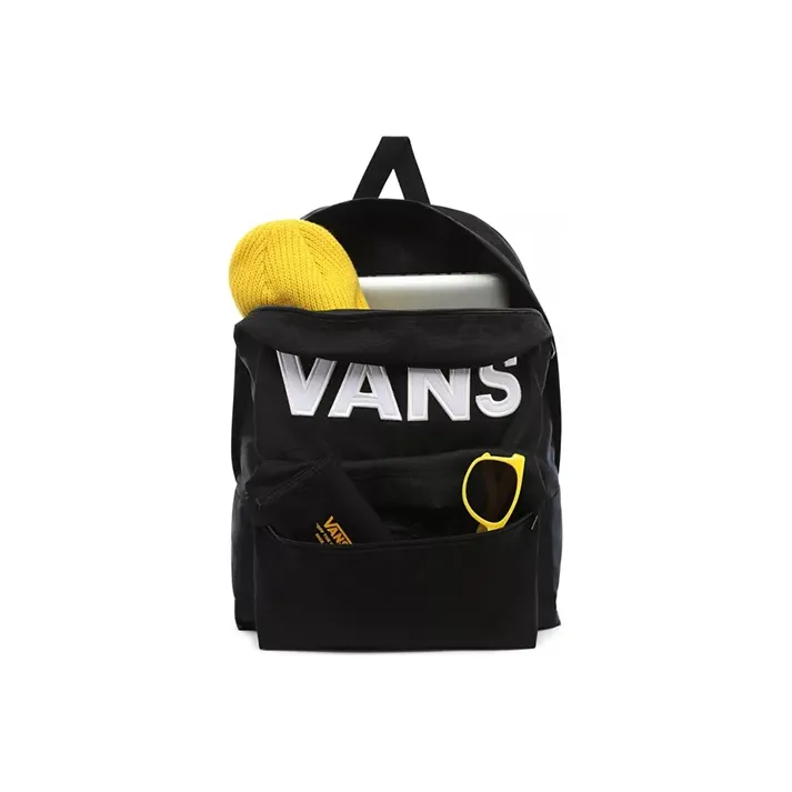 Vans Old Skool Collection Polyester Backpack Regular Unisex Black-1