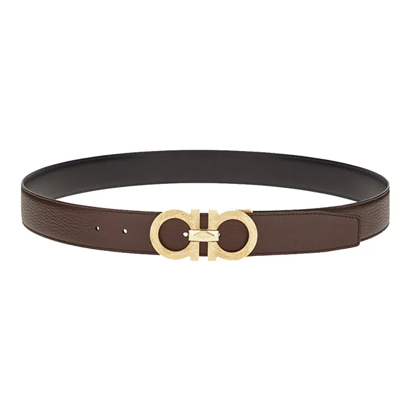 Ferragamo Reversible And Adjustable Gancini Belt-0