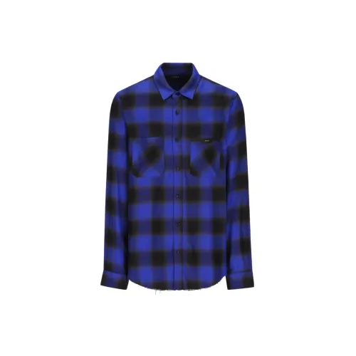 AMIRI Shirts Men Blue