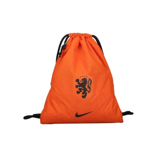 Nike Polyester Backpack Regular Men's Orange
