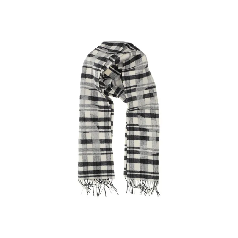 Balenciaga Knit Scarves Unisex Black/Gray-0