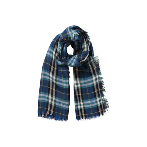 Burberry Check Modal And Wool Square Scarf 