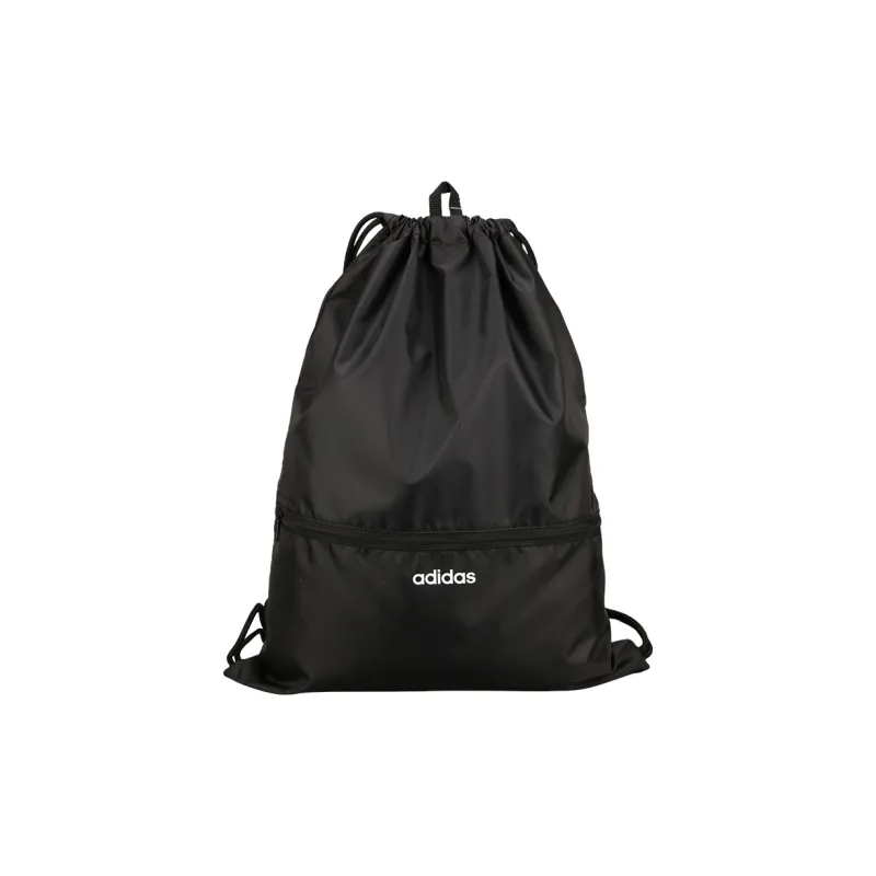 Adidas Polyester Backpack Unisex Black White-2