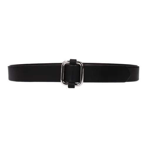 Neil Barrett Leather Belts Unisex Black