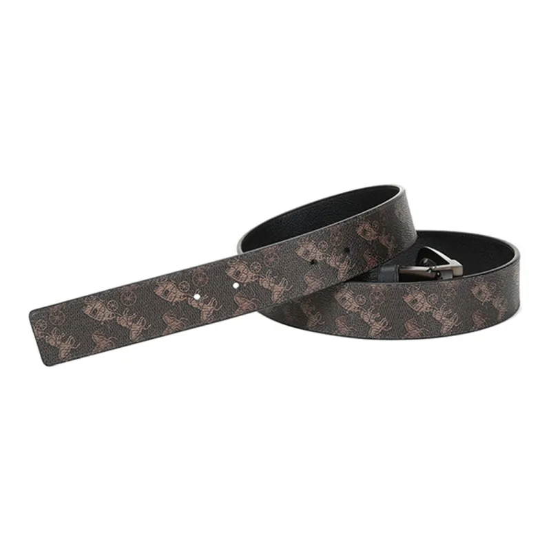 COACH Leather Belts Men-4