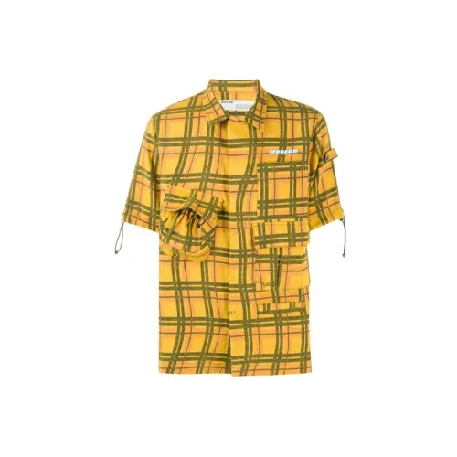 OFF-WHITE SS21 Shirts Men Yellow