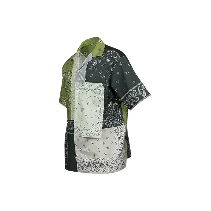 KENZO Shirts Men Green-2