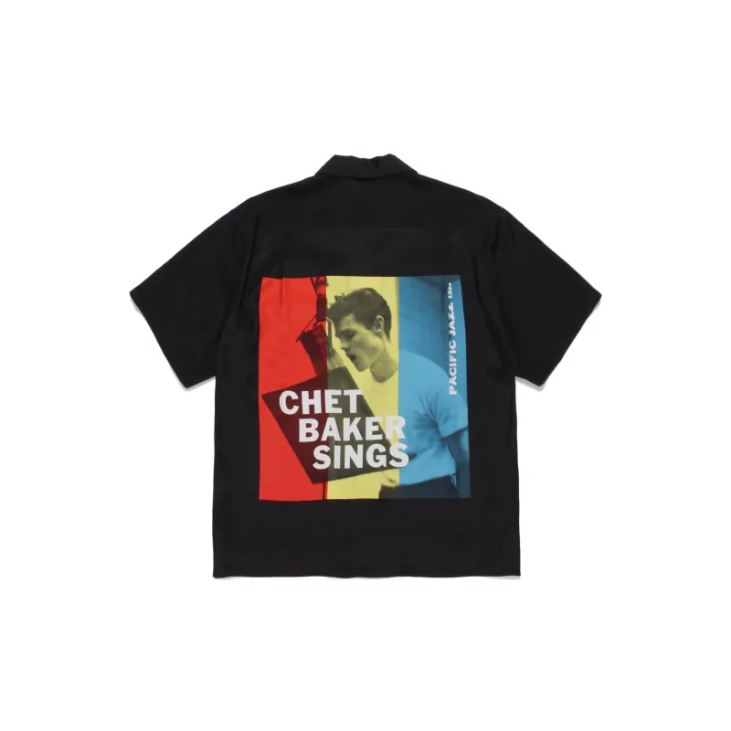 WACKO MARIA WACKO MARIA X Chet Baker Collaboration Series Shirts Unisex Black-1