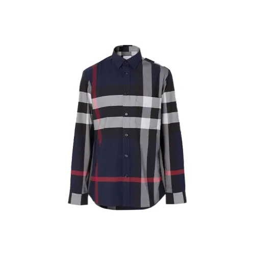 Burberry Shirts Men Navy