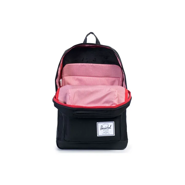Herschel Polyester Backpack Regular Unisex Black/White-3