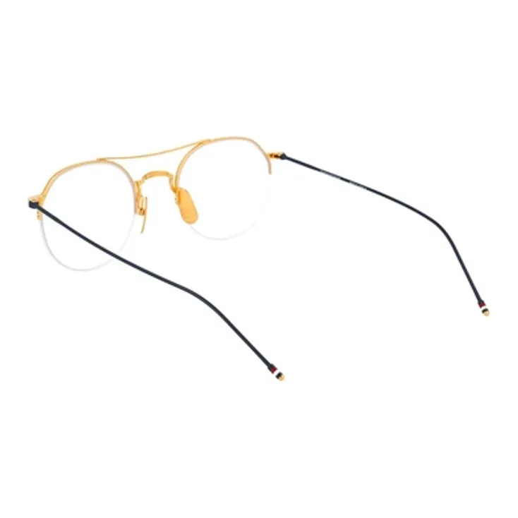 THOM BROWNE Eyeglass Frames Unisex Blue Gold Color-3