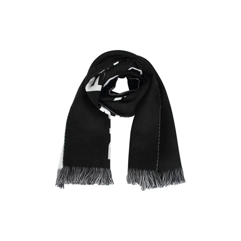 Burberry Knit Scarves Men Black-1