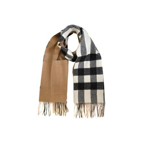 Burberry Check Printed Frayed Edge Scarf