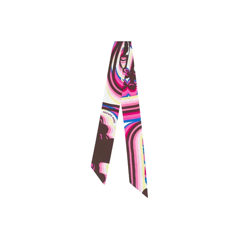 HERMES Silk Scarves Women's Fuchsia-0
