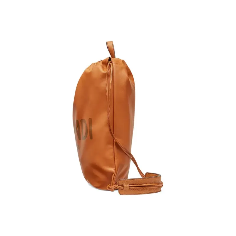 FENDI Cow Leather Backpack Regular Men's Brown-1