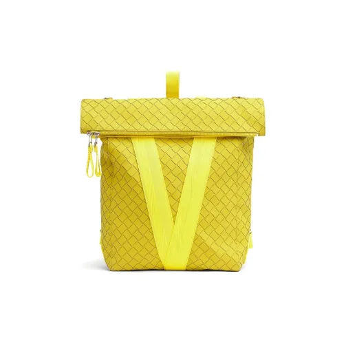 Bottega Veneta Polyurethane Backpack Men's Yellow