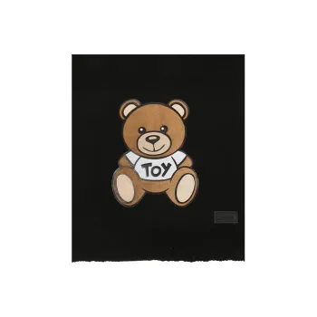 MOSCHINO Shawls Unisex Black