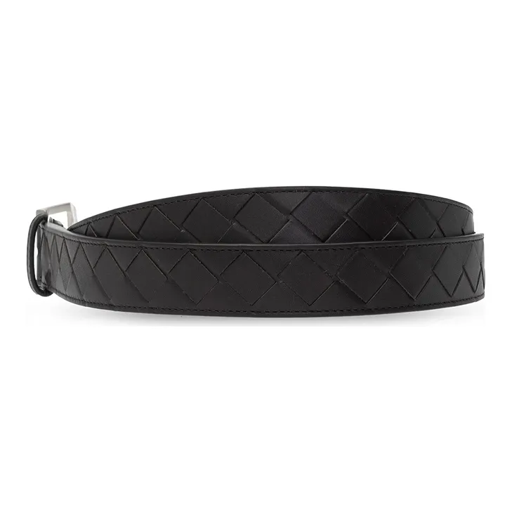 Bottega Veneta Intrecciato Leather 1IN Belt-4