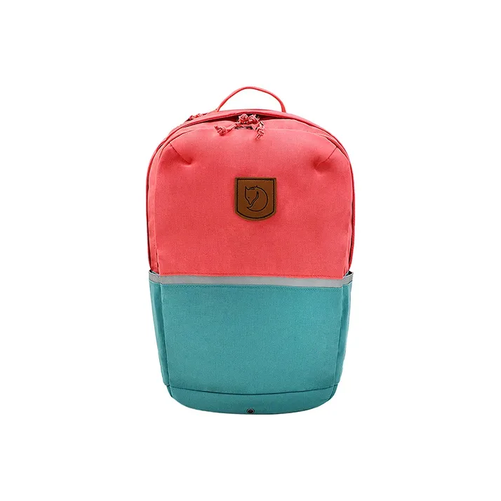 Fjallraven Polyamide Backpack Regular Unisex Coral Green & Peach Red-0