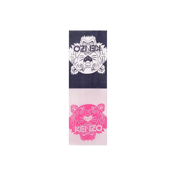 KENZO Knit Scarves Unisex Pastel Pink-0