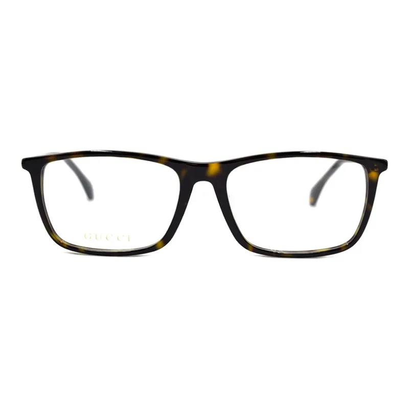 GUCCI Tortoiseshell Rectangle-frame Glasses-1