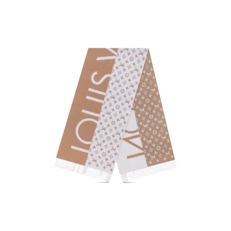 LOUIS VUITTON Monogram Split Scarf-2