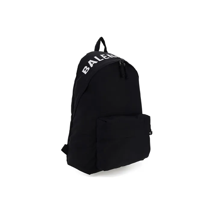 Balenciaga Nylon Fabric Backpack Regular Unisex Black-1