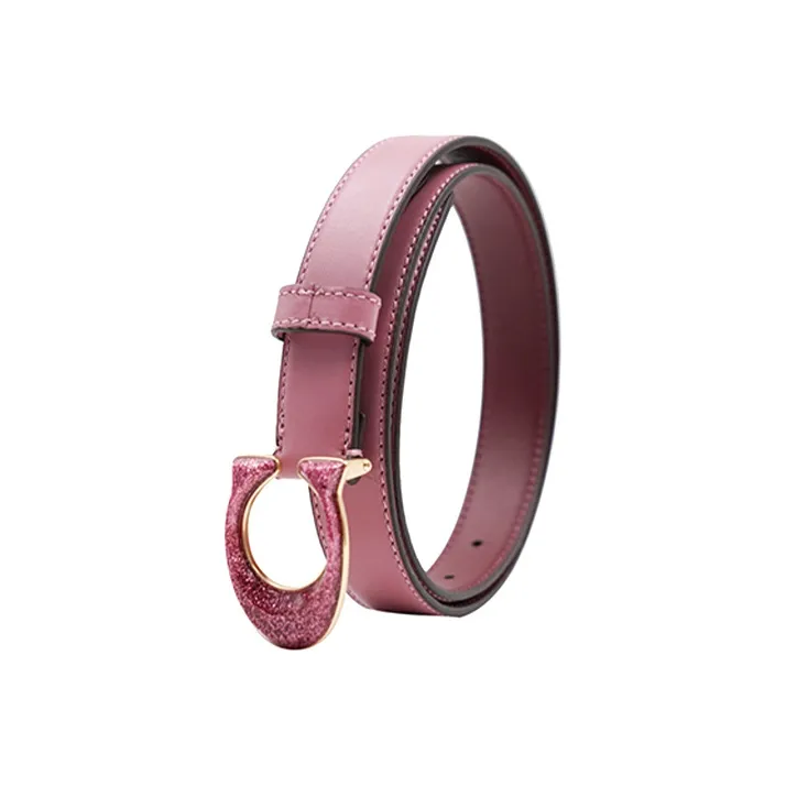 COACH Women's Fashion Trend C Buckle Leather Belts Women's-2