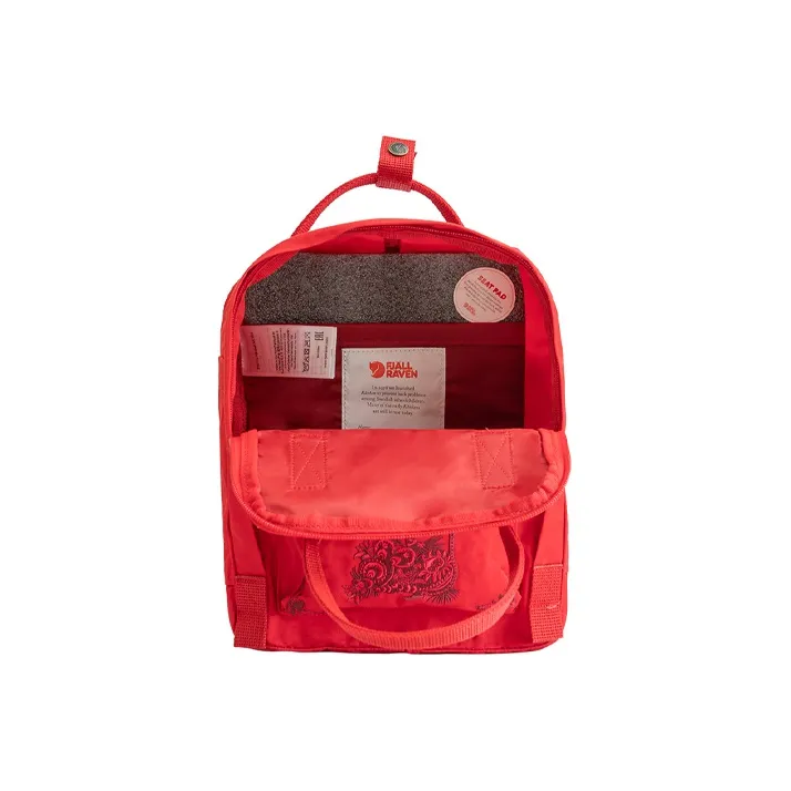 Fjallraven Fabric Backpack Mini Unisex Red-3