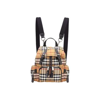 Burberry Nylon Backpack Small Size Unisex Classical Style Yellow