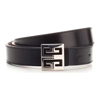 Givenchy Leather Belts Unisex Black