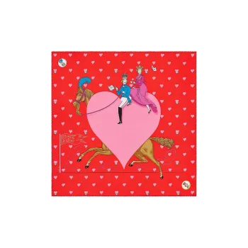 HERMES Silk Scarves Women's Red