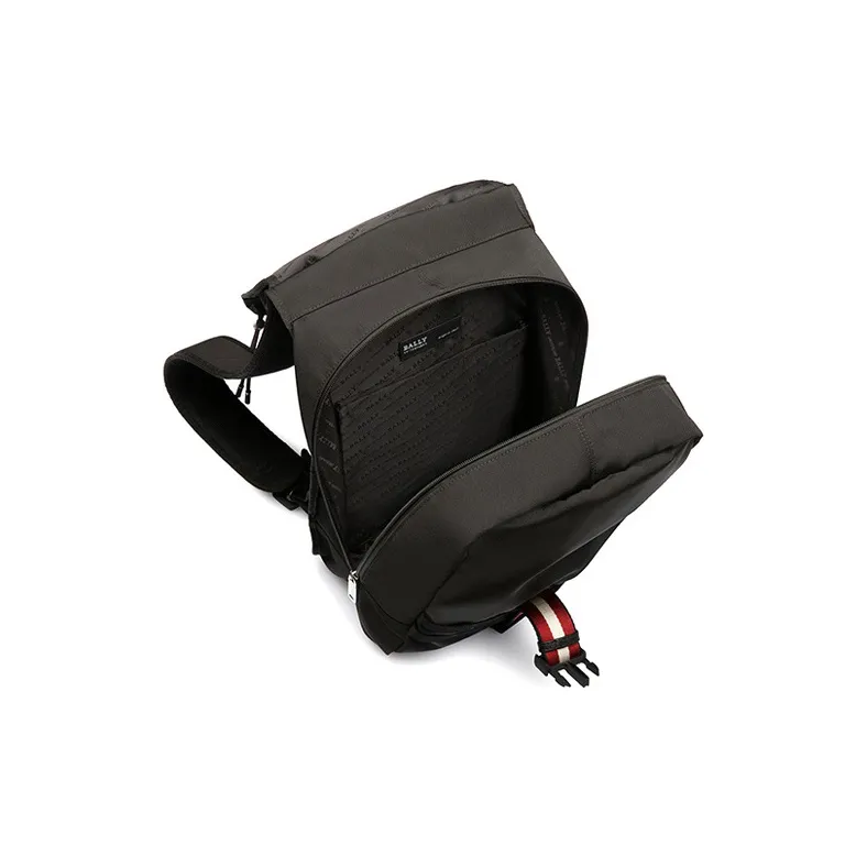 BALLY Fabric Backpack Men's Black-2