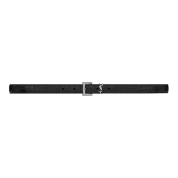 SAINT LAURENT Leather Belts Unisex