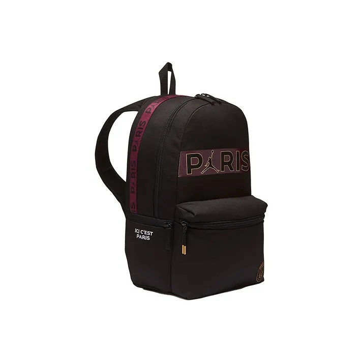 Jordan Large Paris Collaboration Polyester Backpack Regular Unisex Black-2